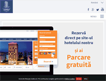Tablet Screenshot of hotelunirea.ro
